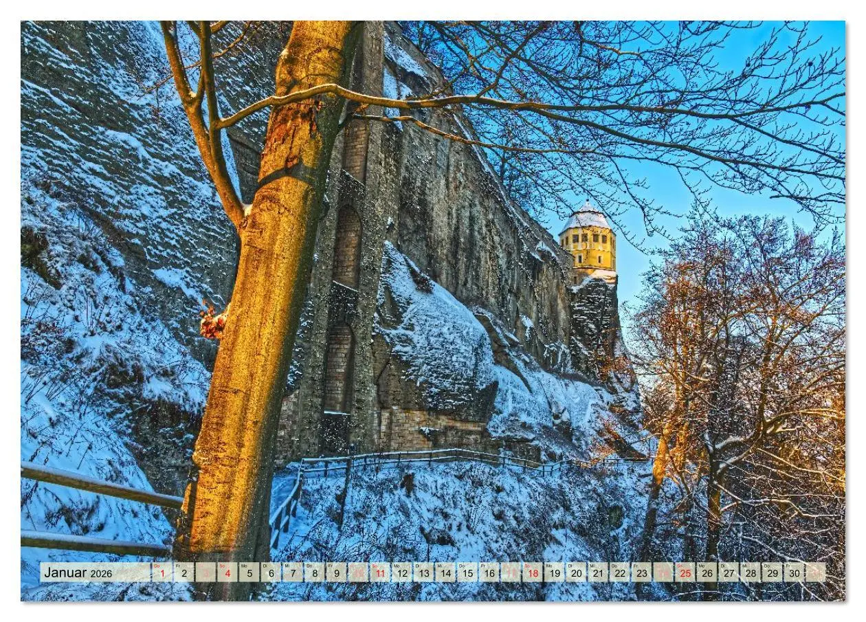 Bild: 9783457508145 | Die Festung Königstein im Licht der vier Jahreszeiten...
