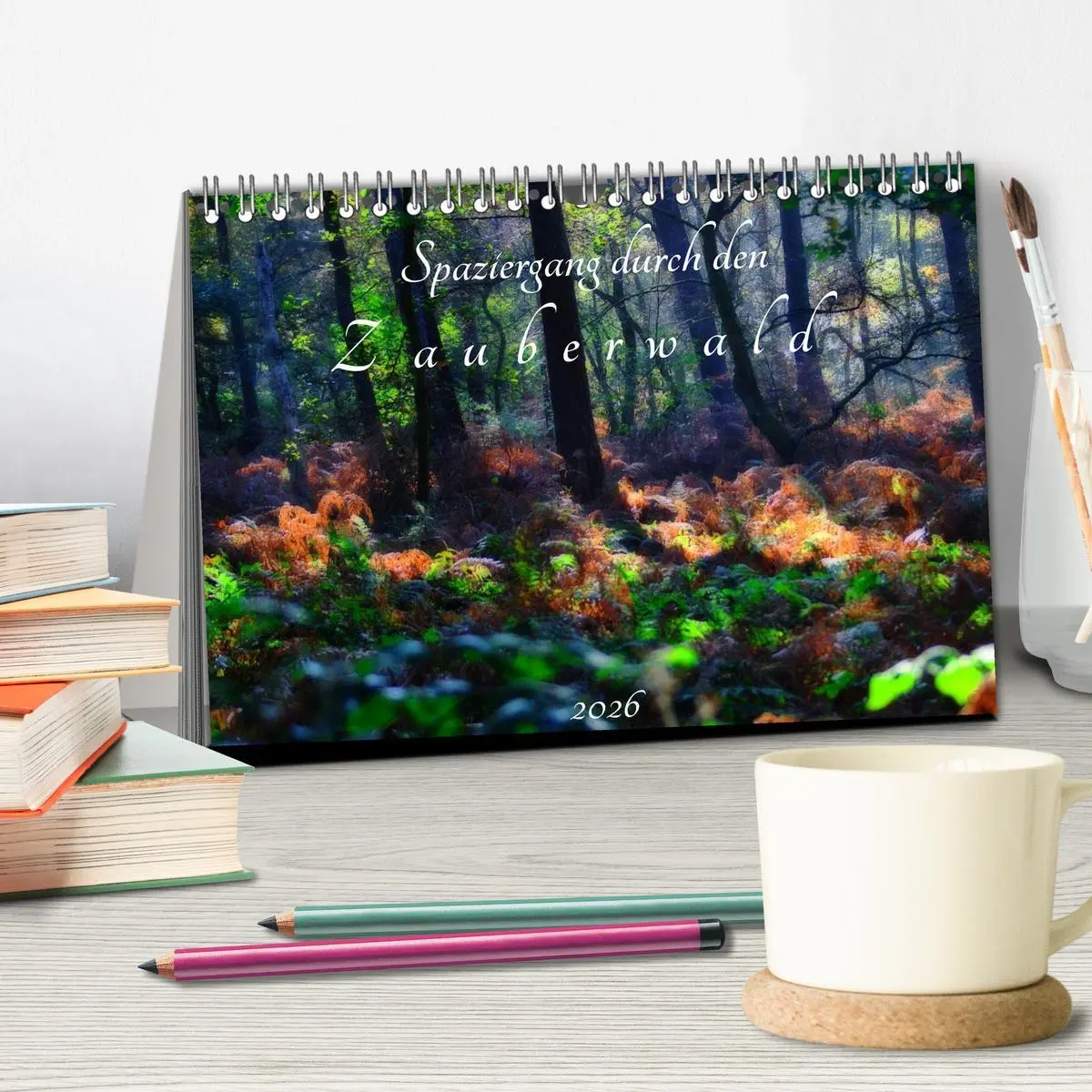 Bild: 9783457988145 | Spaziergang durch den Zauberwald (Tischkalender 2026 DIN A5 quer),...
