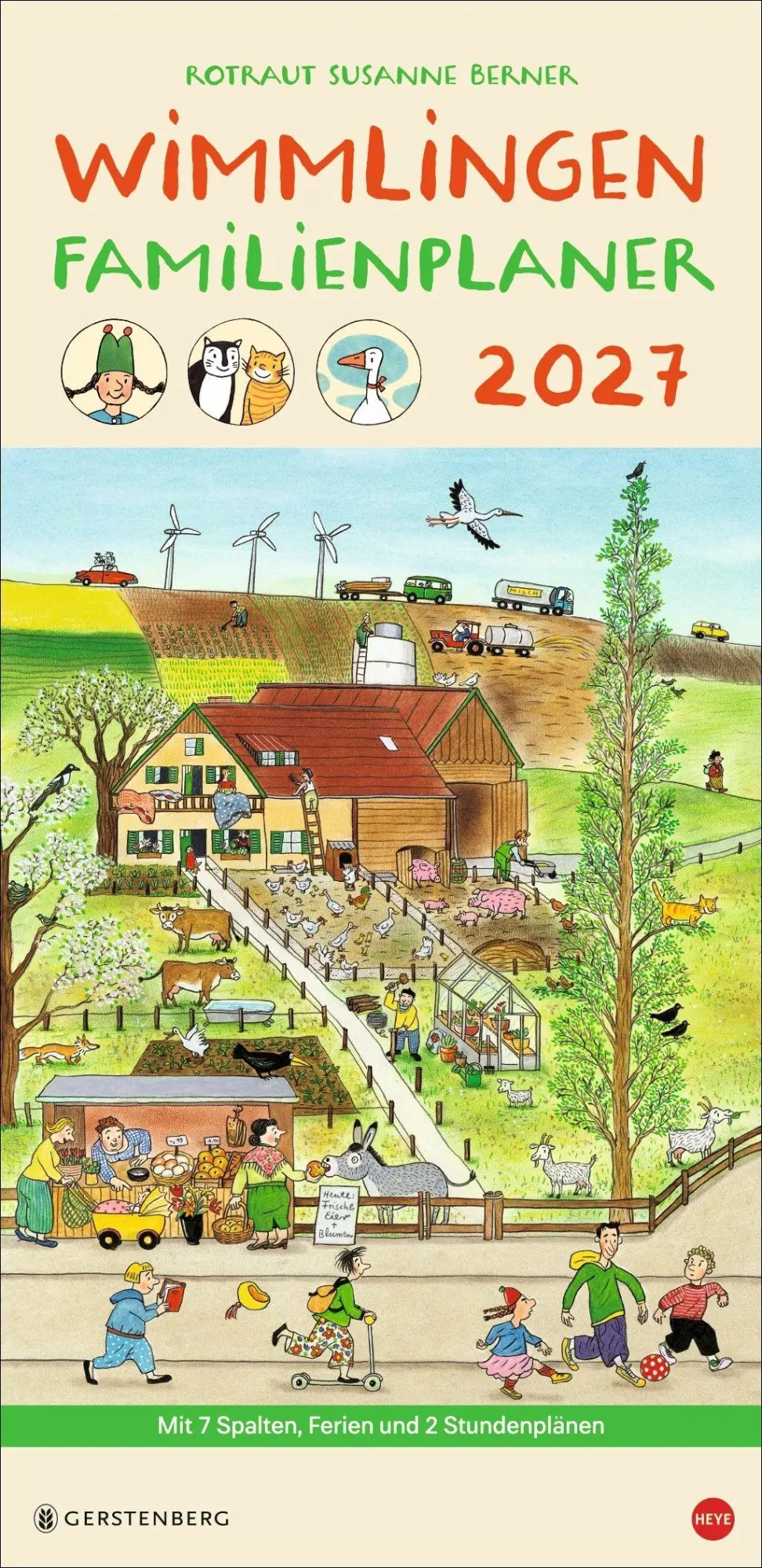 Cover: 9783756418145 | R.S. Berner Wimmlingen Mega-Familienplaner 2027 | Berner | Kalender