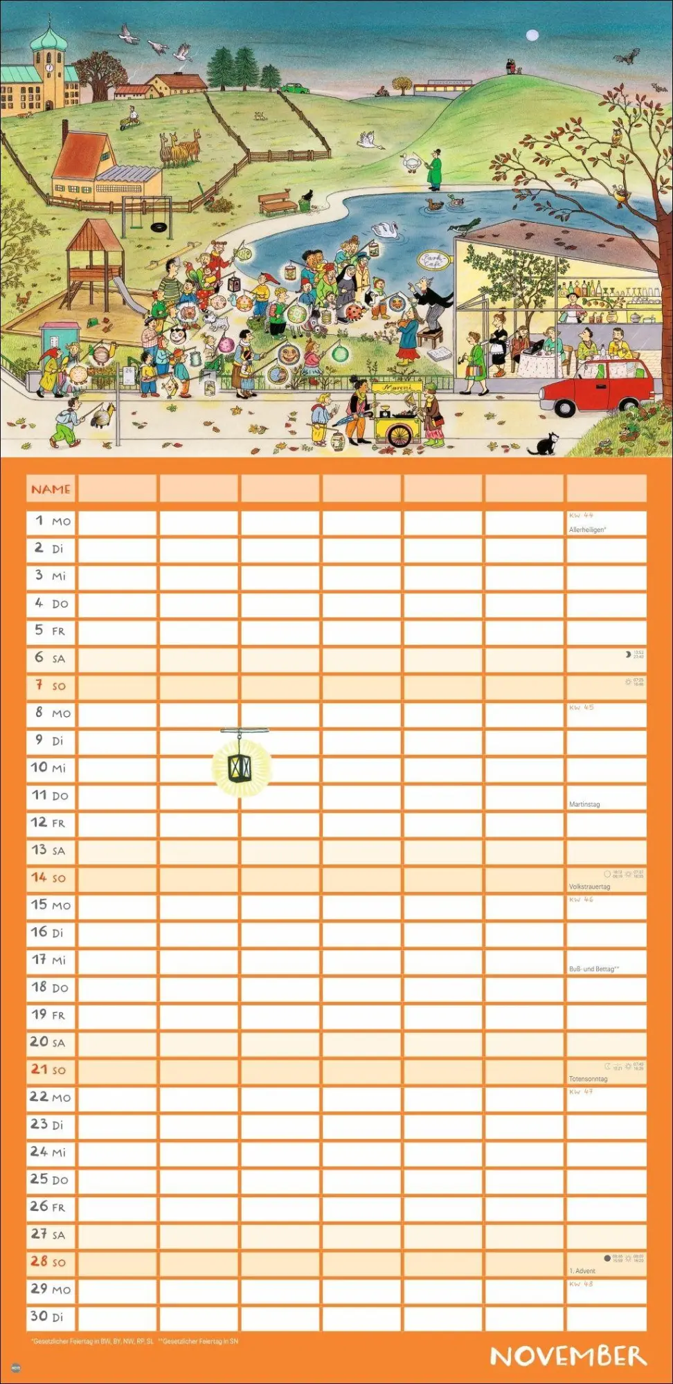 Bild: 9783756418145 | R.S. Berner Wimmlingen Mega-Familienplaner 2027 | Berner | Kalender