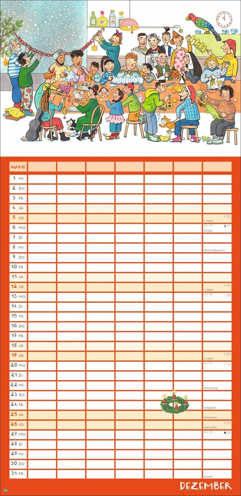 Bild: 9783756418145 | R.S. Berner Wimmlingen Mega-Familienplaner 2027 | Berner | Kalender