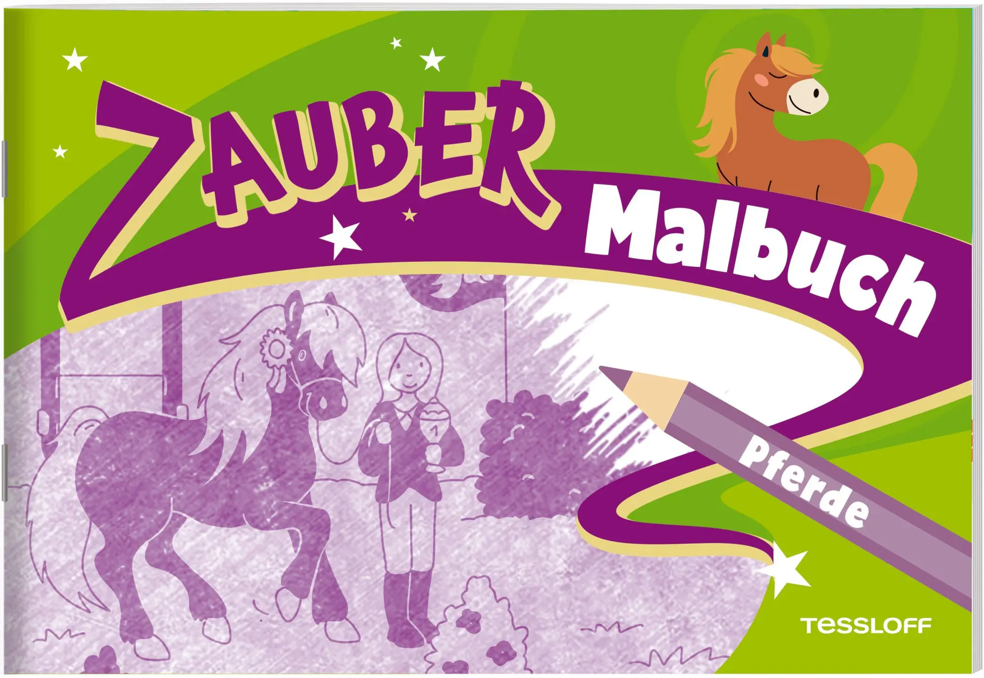 Cover: 9783788648145 | Zaubermalbuch. Pferde | Corina Beurenmeister | Broschüre | 32 S.