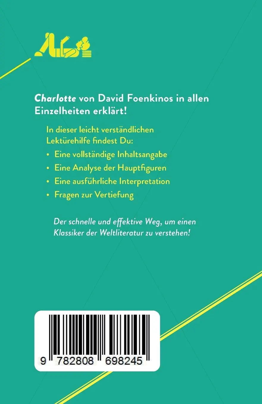Rückseite: 9782808698245 | Charlotte | von David Foenkinos | Laurence Lissoir | Taschenbuch