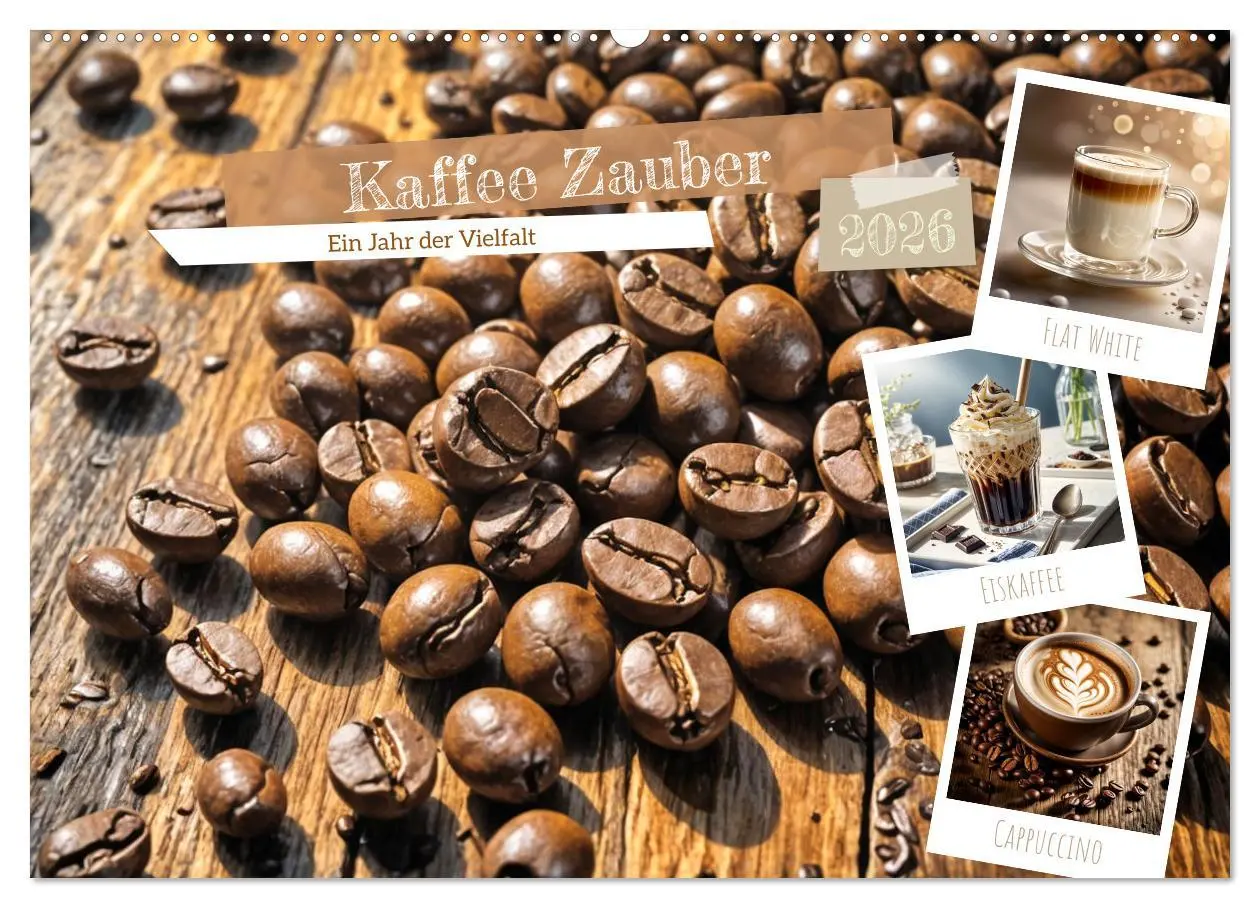 Cover: 9783457288245 | Kaffee Zauber - Ein Jahr der Vielfalt (Wandkalender 2026 DIN A2...