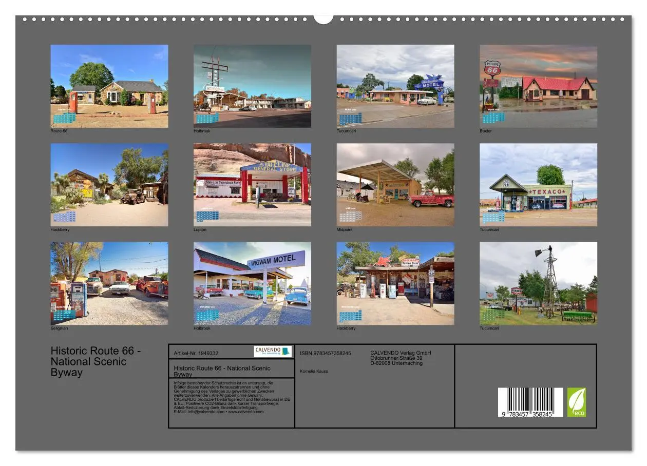 Bild: 9783457358245 | Historic Route 66 - National Scenic Byway (hochwertiger Premium...