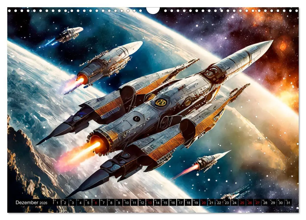 Bild: 9783457428245 | Mobilität im All (Wandkalender 2026 DIN A3 quer), CALVENDO...