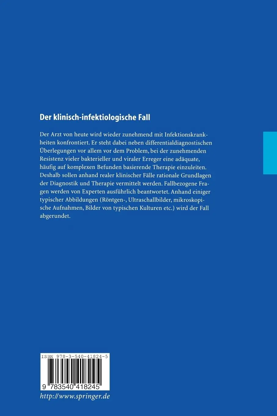 Rückseite: 9783540418245 | Der Klinisch-infektiologische Fall | Heinrich K. Geiss (u. a.) | Buch