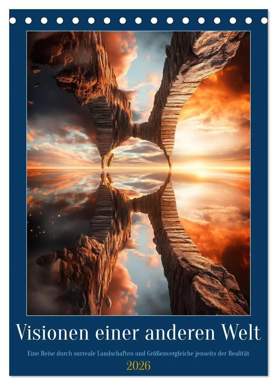 Cover: 9783457278345 | Visionen einer anderen Welt (Tischkalender 2026 DIN A5 hoch),...