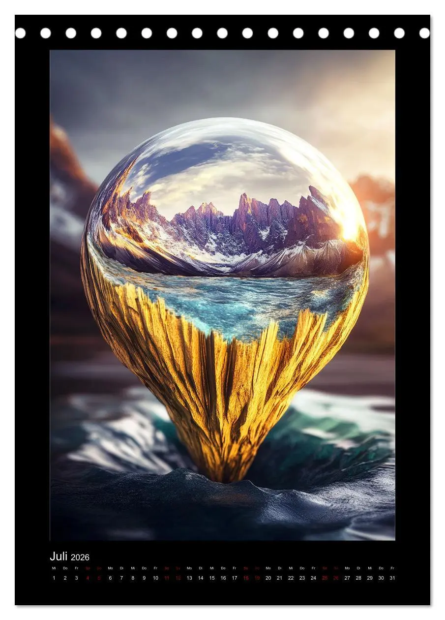 Bild: 9783457278345 | Visionen einer anderen Welt (Tischkalender 2026 DIN A5 hoch),...