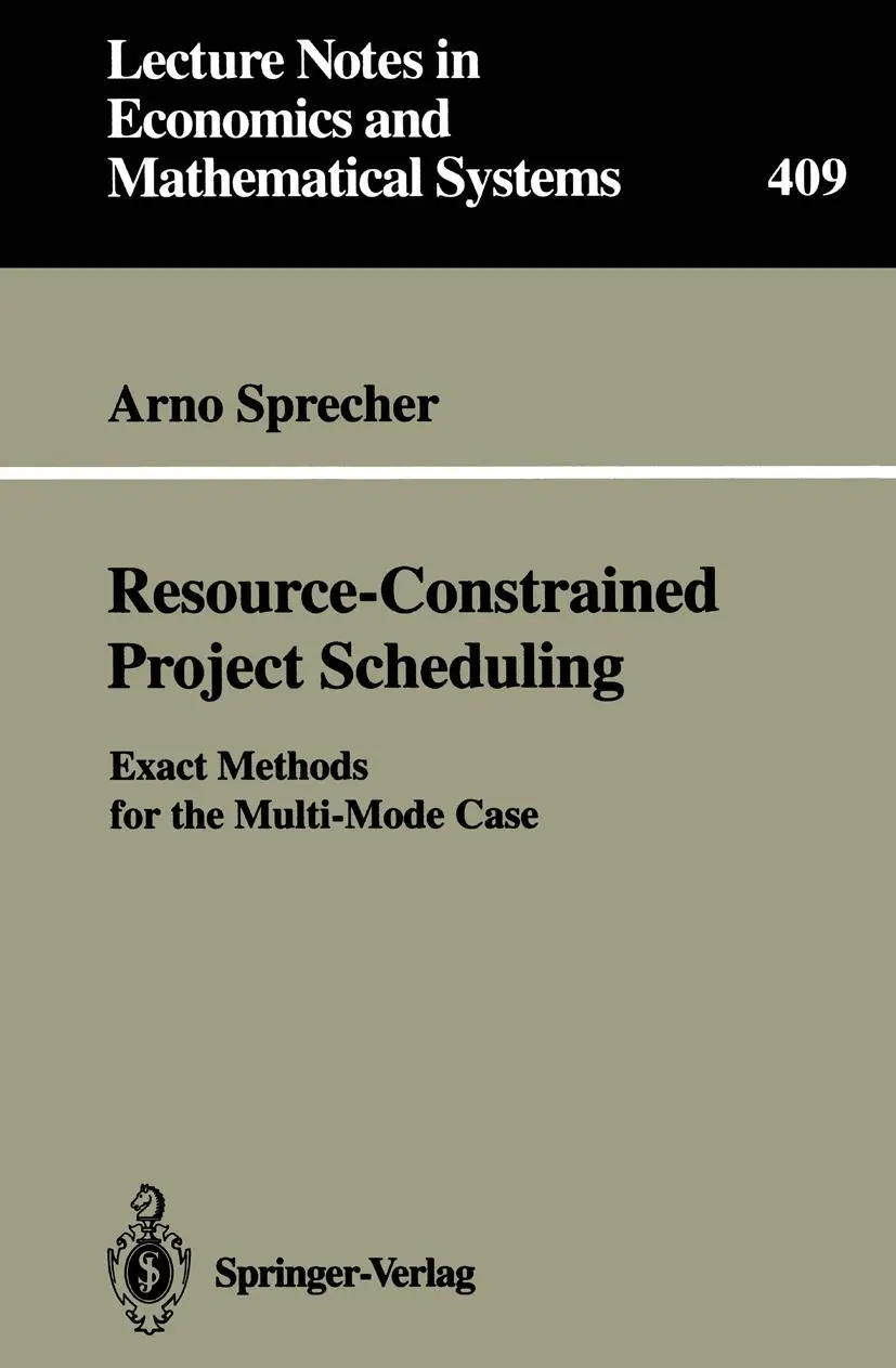 Cover: 9783540578345 | Resource-Constrained Project Scheduling | Arno Sprecher | Taschenbuch