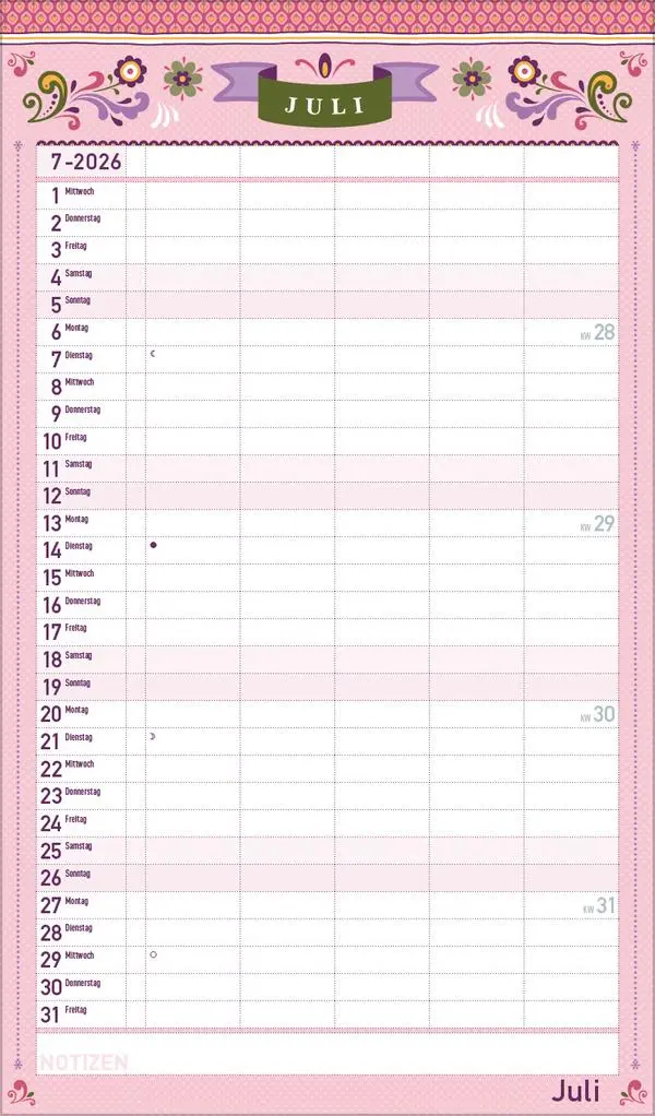 Bild: 9783731888345 | Familienplaner Vintage 2026 | Verlag Korsch | Kalender | 14 S. | 2027