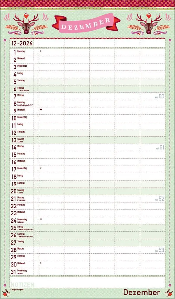 Bild: 9783731888345 | Familienplaner Vintage 2026 | Verlag Korsch | Kalender | 14 S. | 2027