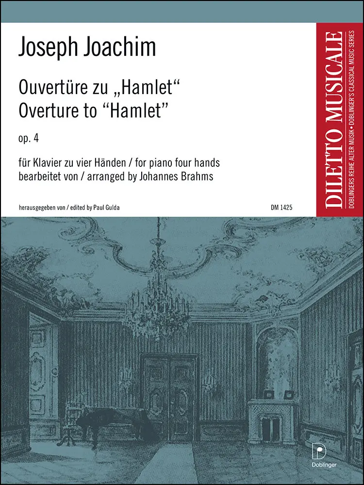 Ouvertüre zu Hamlet op.4 für Klavier zu 4 Händen Partitur