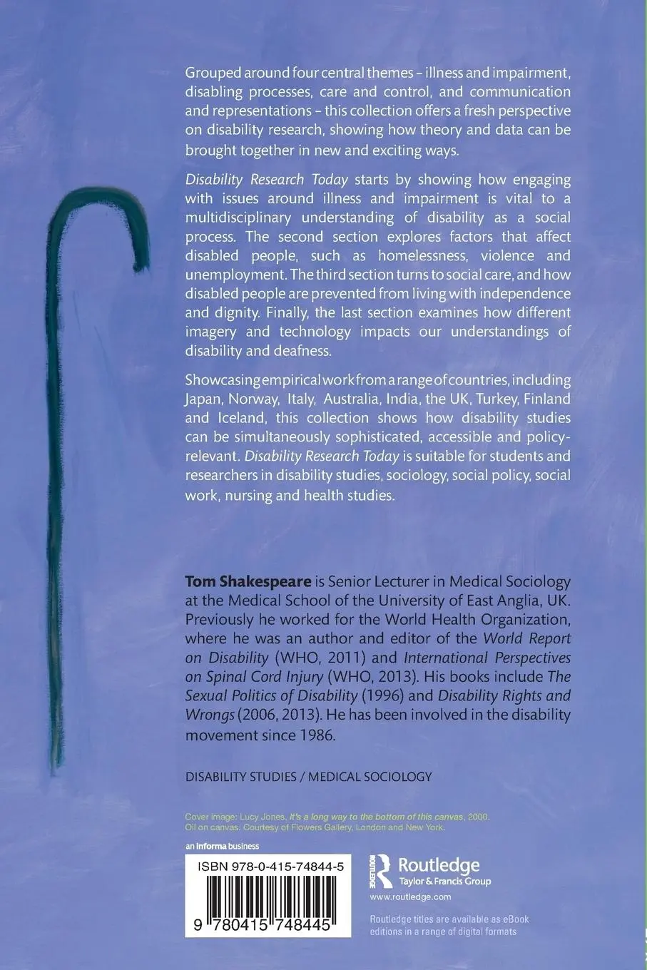 Rückseite: 9780415748445 | Disability Research Today | International Perspectives | Shakespeare