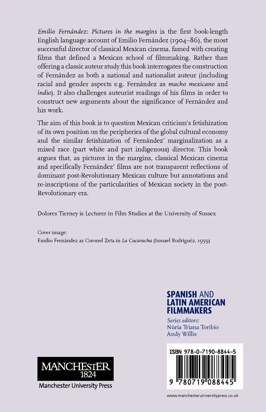 Rückseite: 9780719088445 | Emilio Fernández | Pictures in the margins | Dolores Tierney | Buch