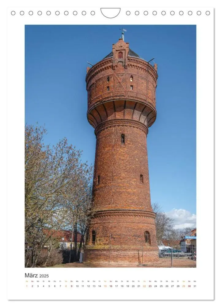 Bild: 9783435868445 | Alte Wassertürme (Wandkalender 2025 DIN A4 hoch), CALVENDO...