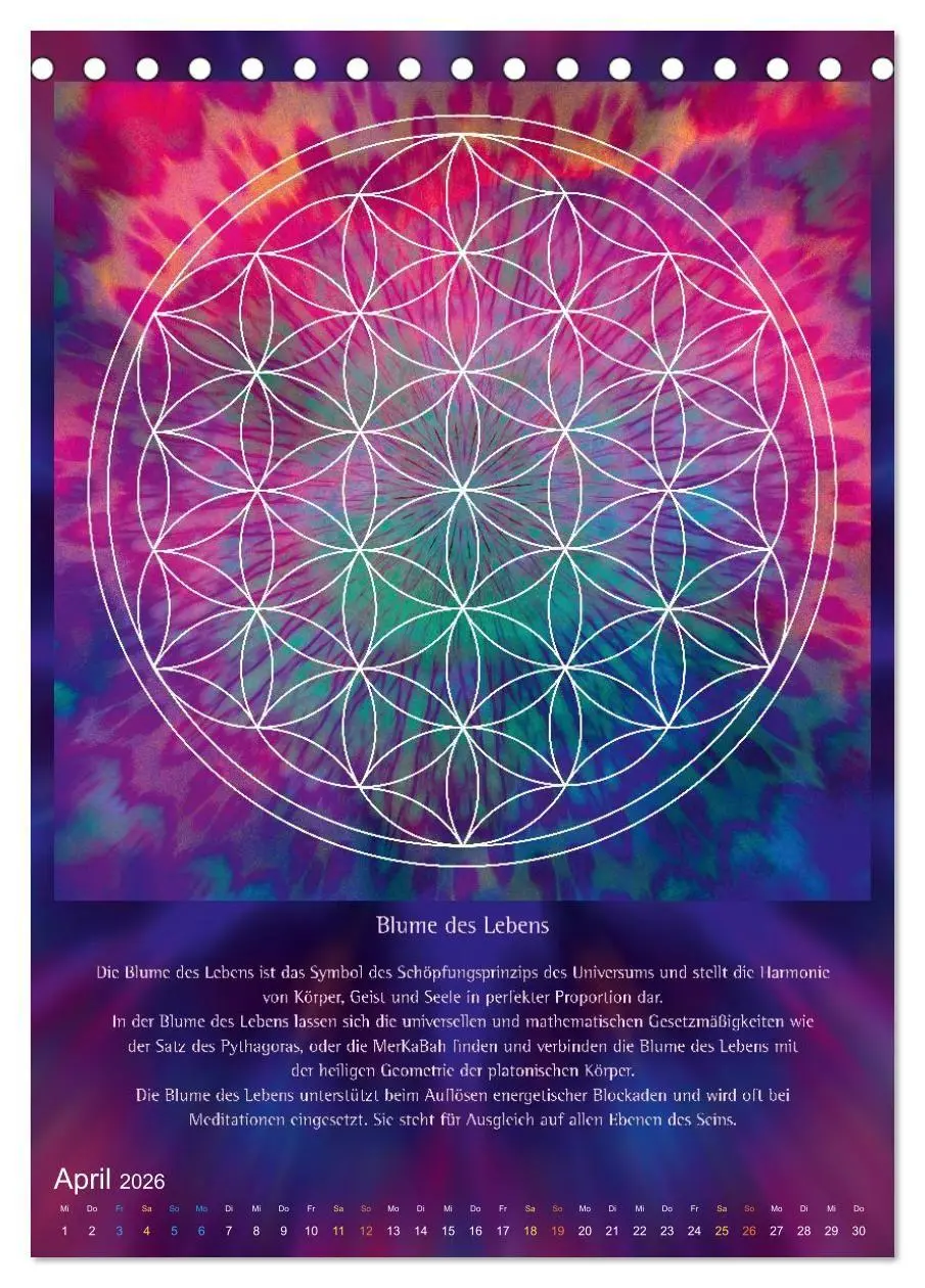 Bild: 9783516738445 | Heilige Geometrie und Bilder der Neuen Zeit (Tischkalender 2026 DIN...
