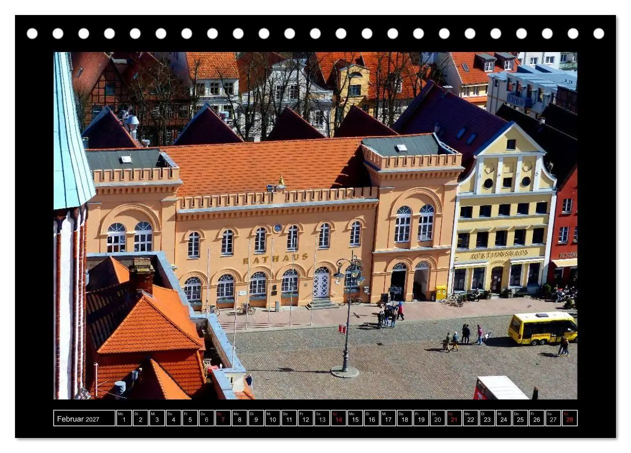 Bild: 9783594028445 | Residenzstadt Schwerin (Tischkalender 2027 DIN A5 quer), CALVENDO...