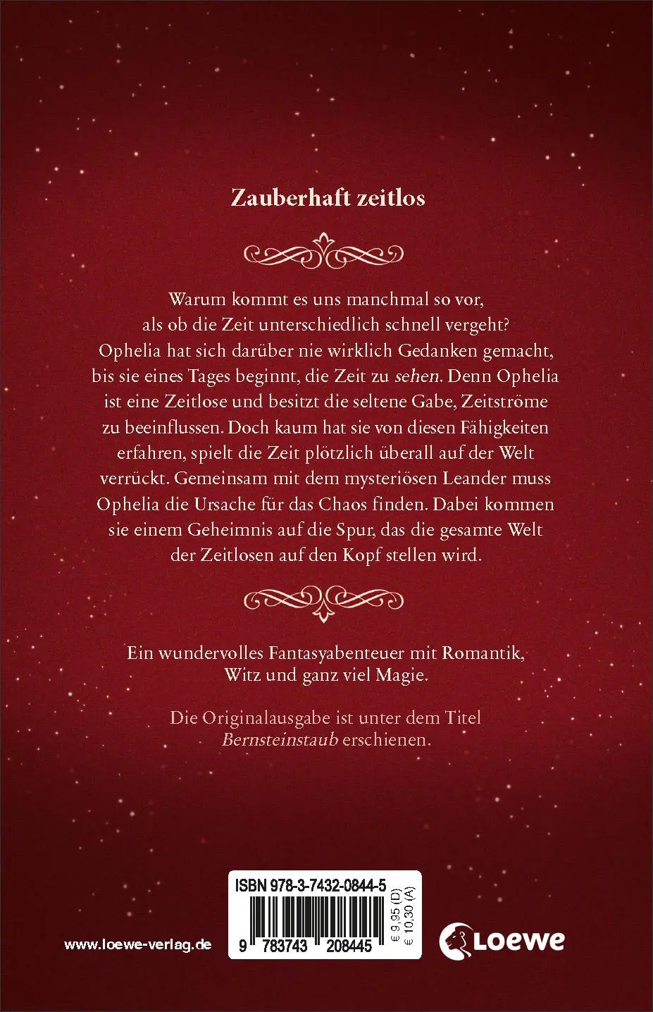 Rückseite: 9783743208445 | Ophelia und die Bernsteinchroniken | Fantasy-Roman | Mechthild Gläser