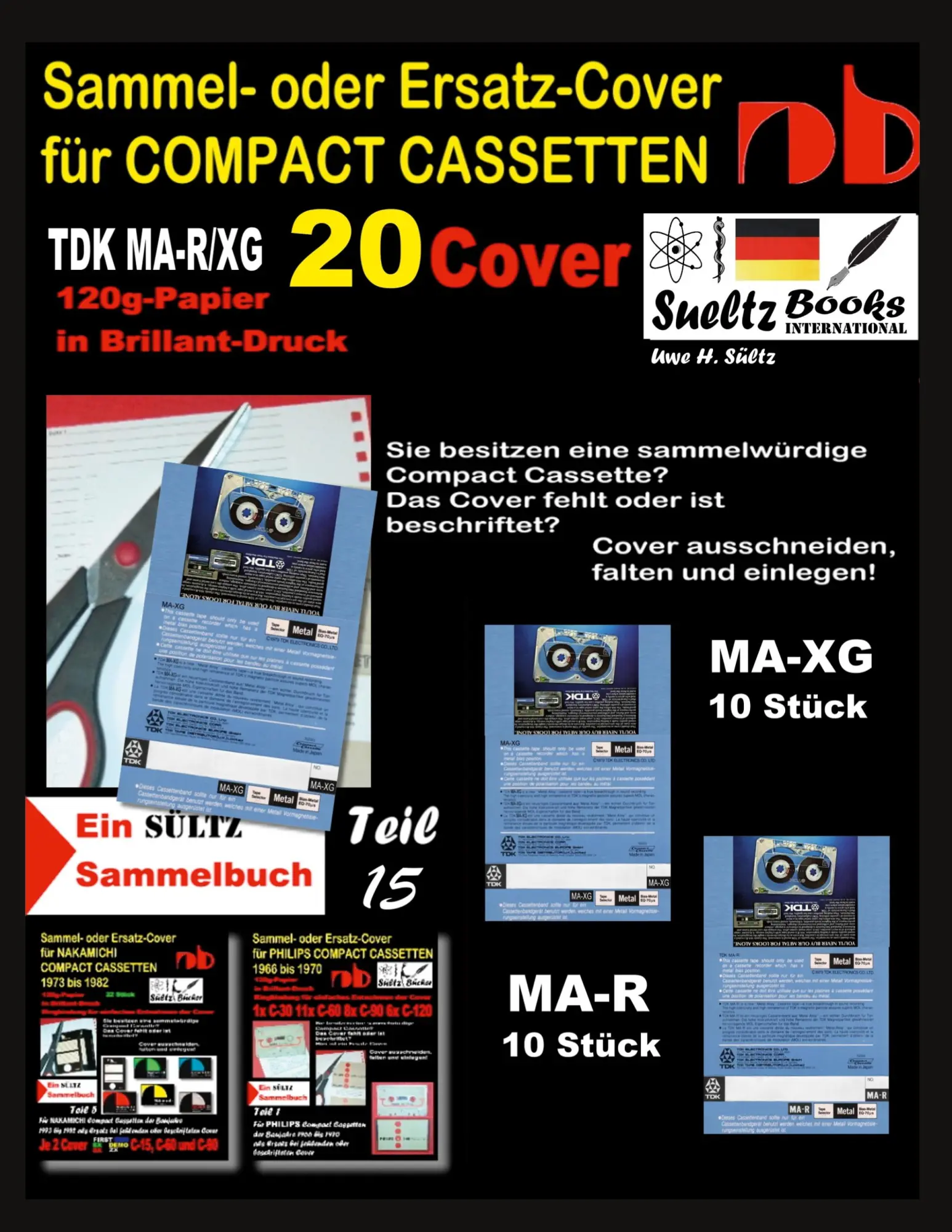 Cover: 9783744818445 | Sammel- oder Ersatz-Cover für TDK MA-R/XG COMPACT CASSETTEN | Sültz