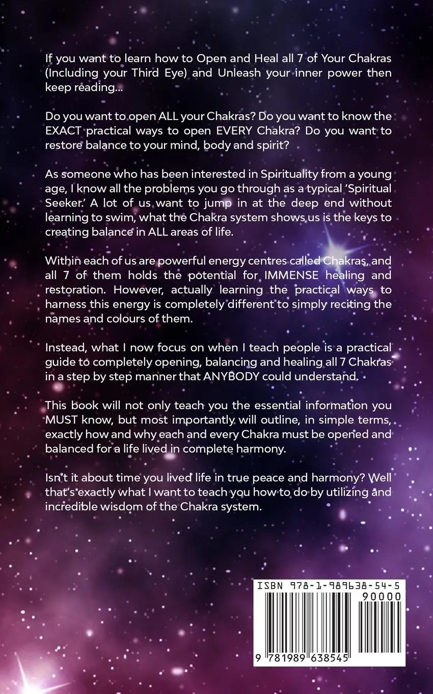 Rückseite: 9781989638545 | Chakra Healing | Jessica Adams | Taschenbuch | Kartoniert / Broschiert