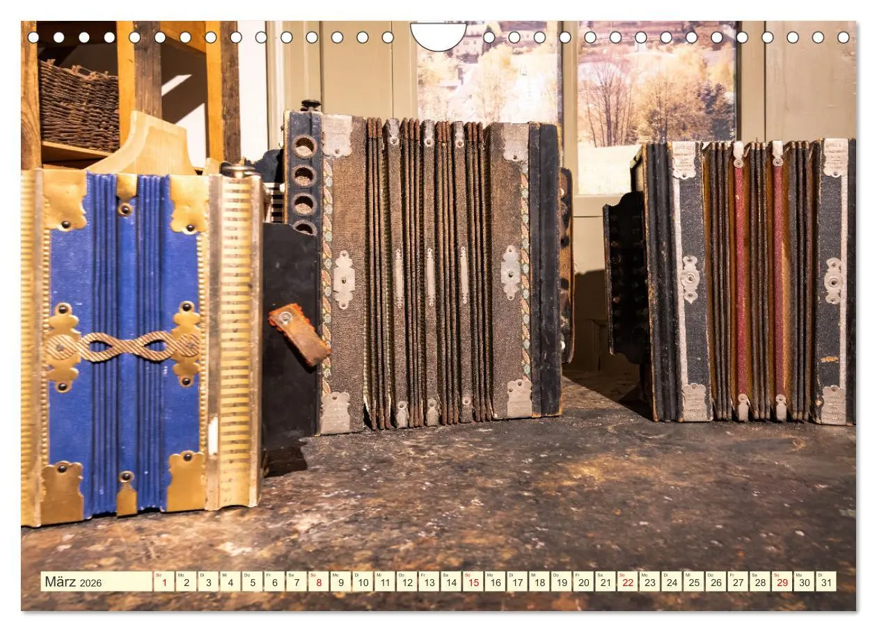 Bild: 9783457258545 | Concertina und Bandoneon (Wandkalender 2026 DIN A4 quer), CALVENDO...