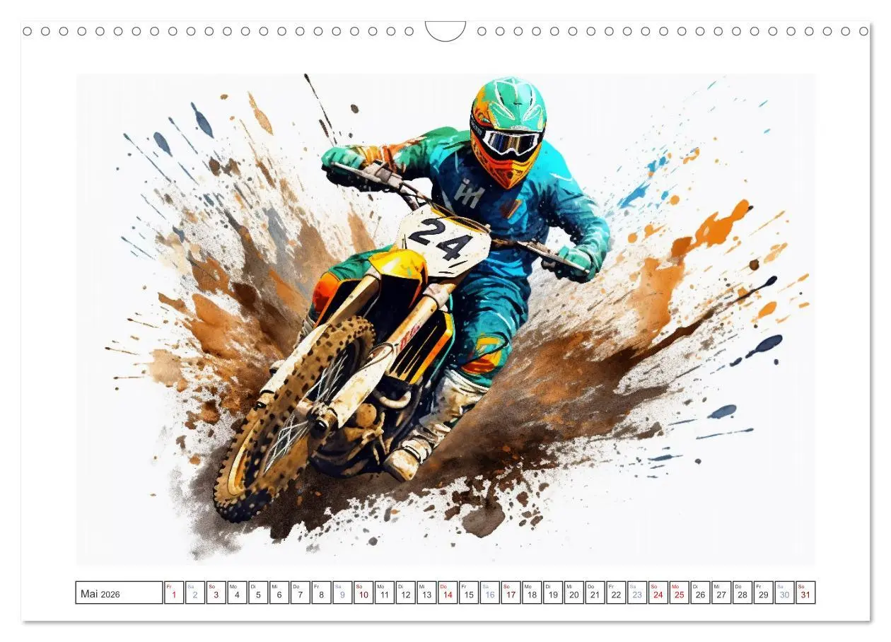 Bild: 9783457498545 | Motorcross Xtreme (Wandkalender 2026 DIN A3 quer), CALVENDO...