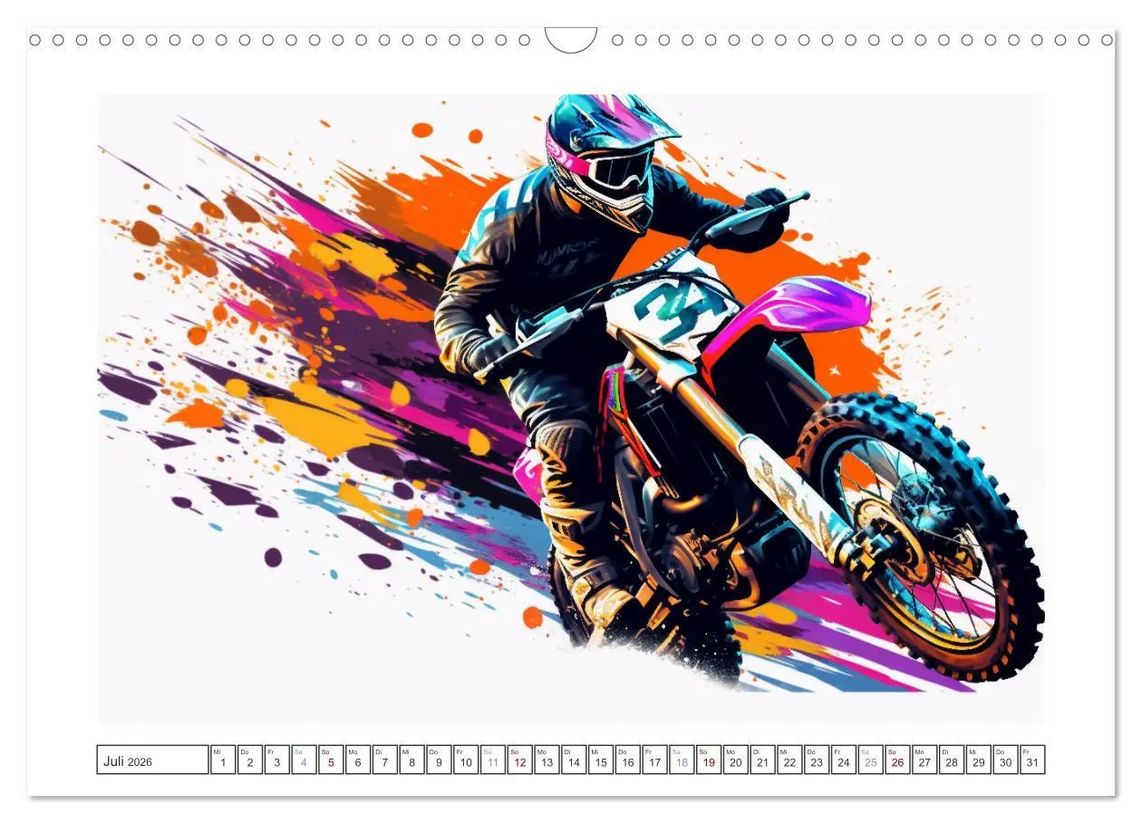 Bild: 9783457498545 | Motorcross Xtreme (Wandkalender 2026 DIN A3 quer), CALVENDO...
