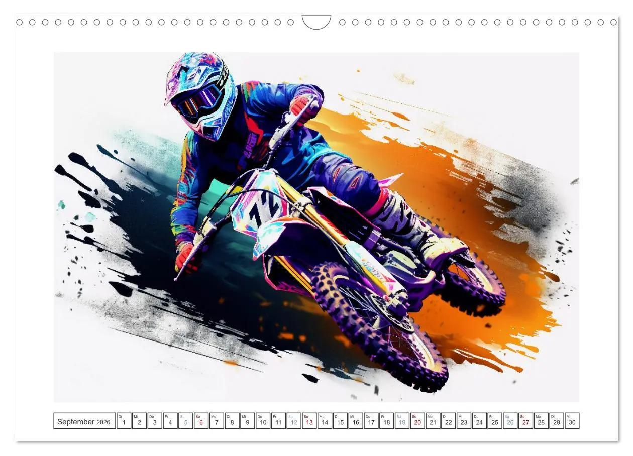 Bild: 9783457498545 | Motorcross Xtreme (Wandkalender 2026 DIN A3 quer), CALVENDO...