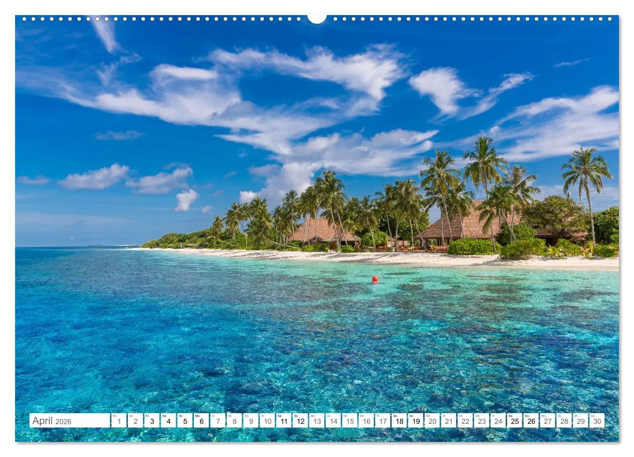 Bild: 9783457638545 | Malediven - Inselparadies im Indischen Ozean (Wandkalender 2026 DIN...