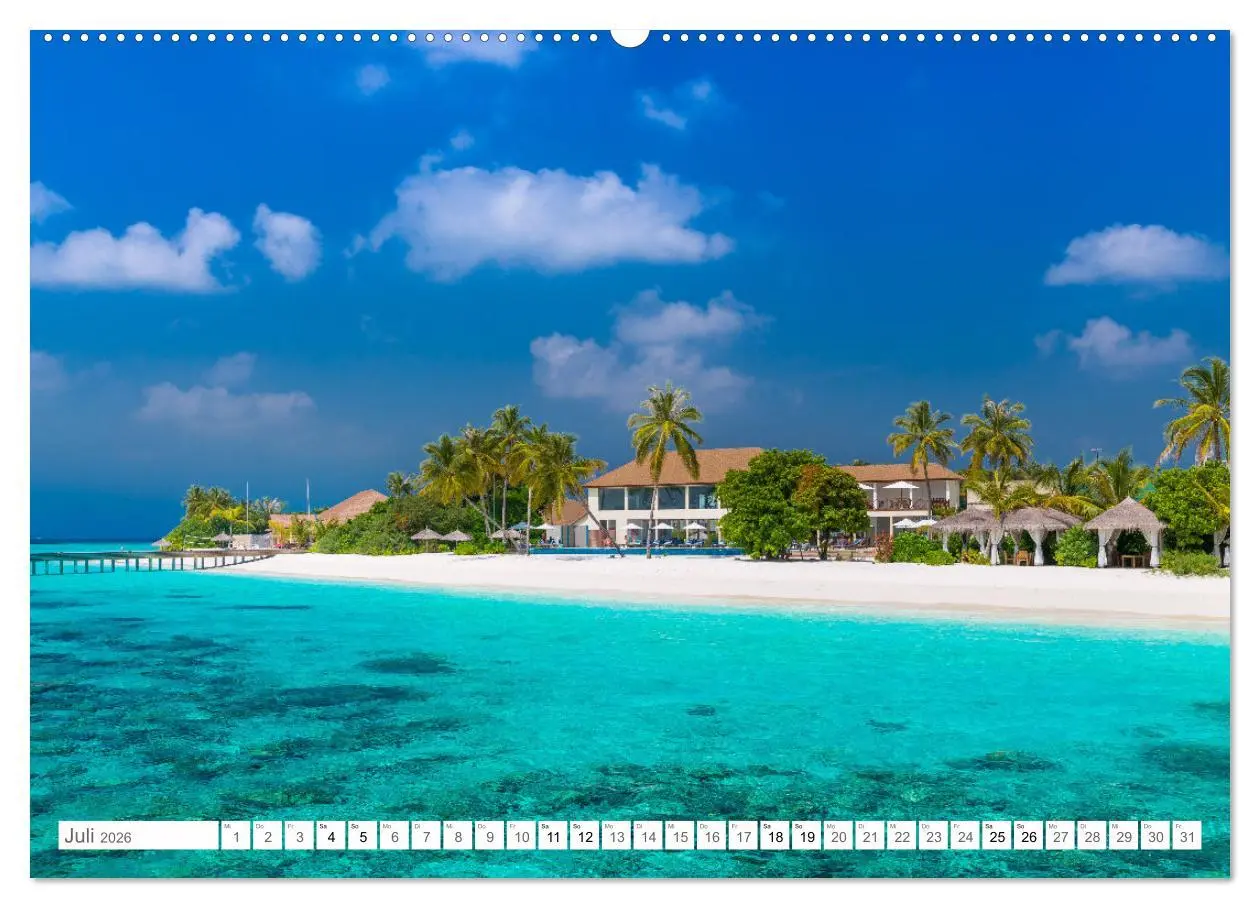 Bild: 9783457638545 | Malediven - Inselparadies im Indischen Ozean (Wandkalender 2026 DIN...