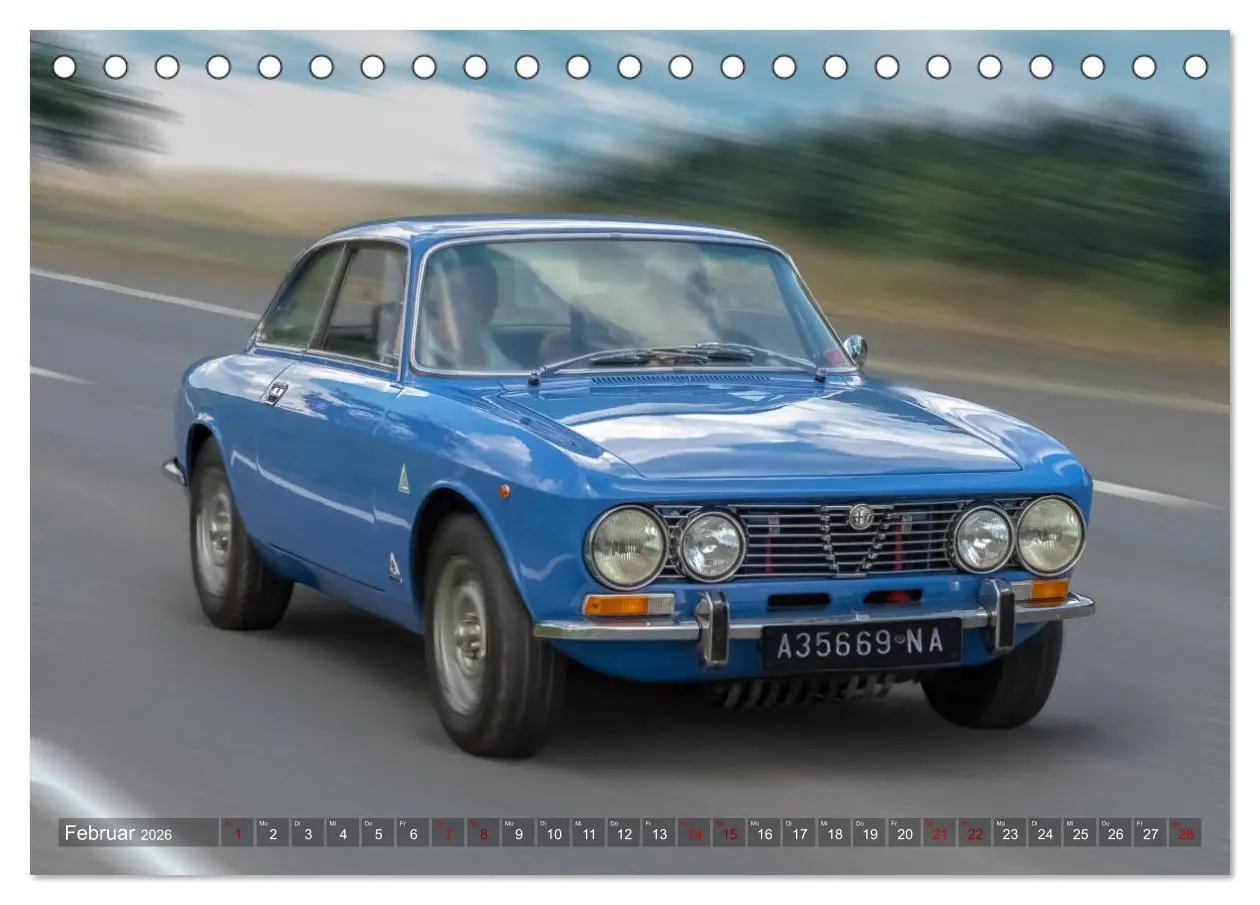 Bild: 9783457708545 | on the road Classic Coupés (Tischkalender 2026 DIN A5 quer),...