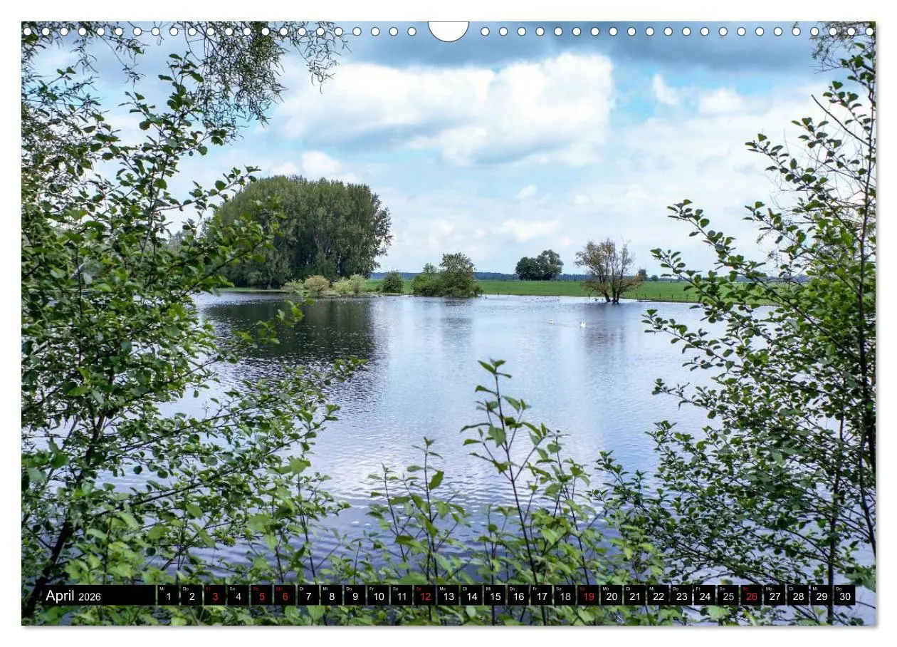 Bild: 9783457948545 | Malerischer Niederrhein (Wandkalender 2026 DIN A3 quer), CALVENDO...