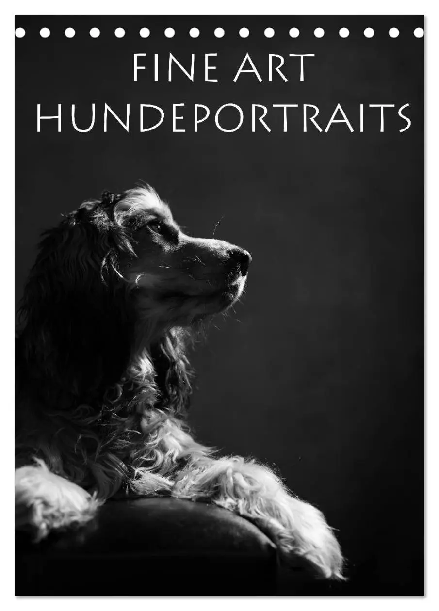 Cover: 9783516418545 | Fine Art Hundeportraits (Tischkalender 2026 DIN A5 hoch), CALVENDO...