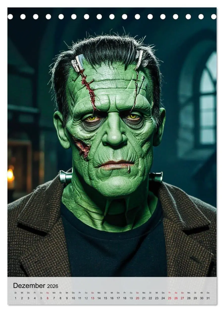 Bild: 9783516658545 | Monster der Literaturgeschichte (Tischkalender 2026 DIN A5 hoch),...