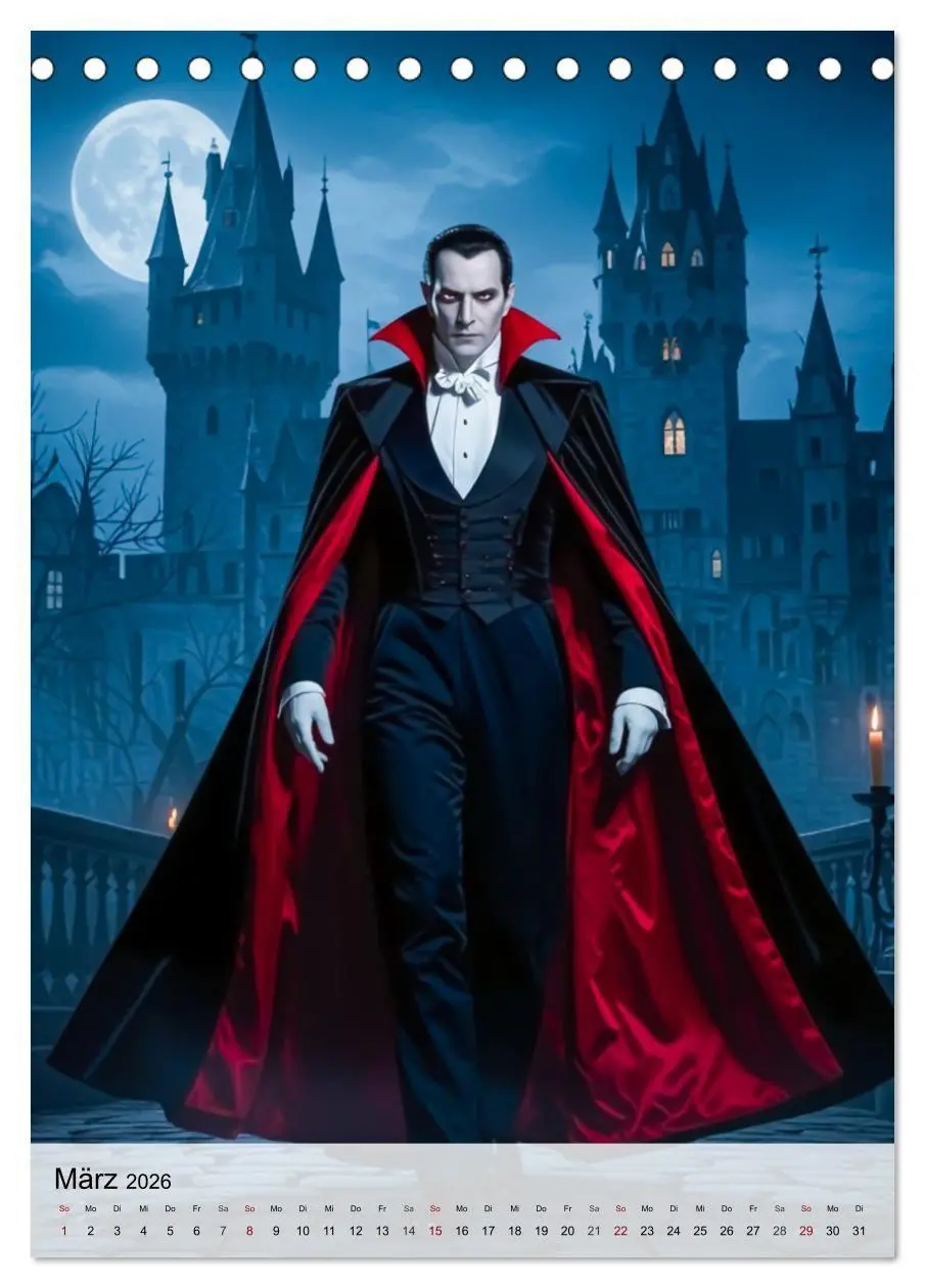 Bild: 9783516658545 | Monster der Literaturgeschichte (Tischkalender 2026 DIN A5 hoch),...