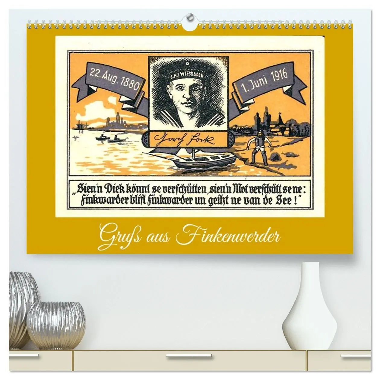 Cover: 9783516968545 | Gruß aus Finkenwerder (hochwertiger Premium Wandkalender 2027 DIN...