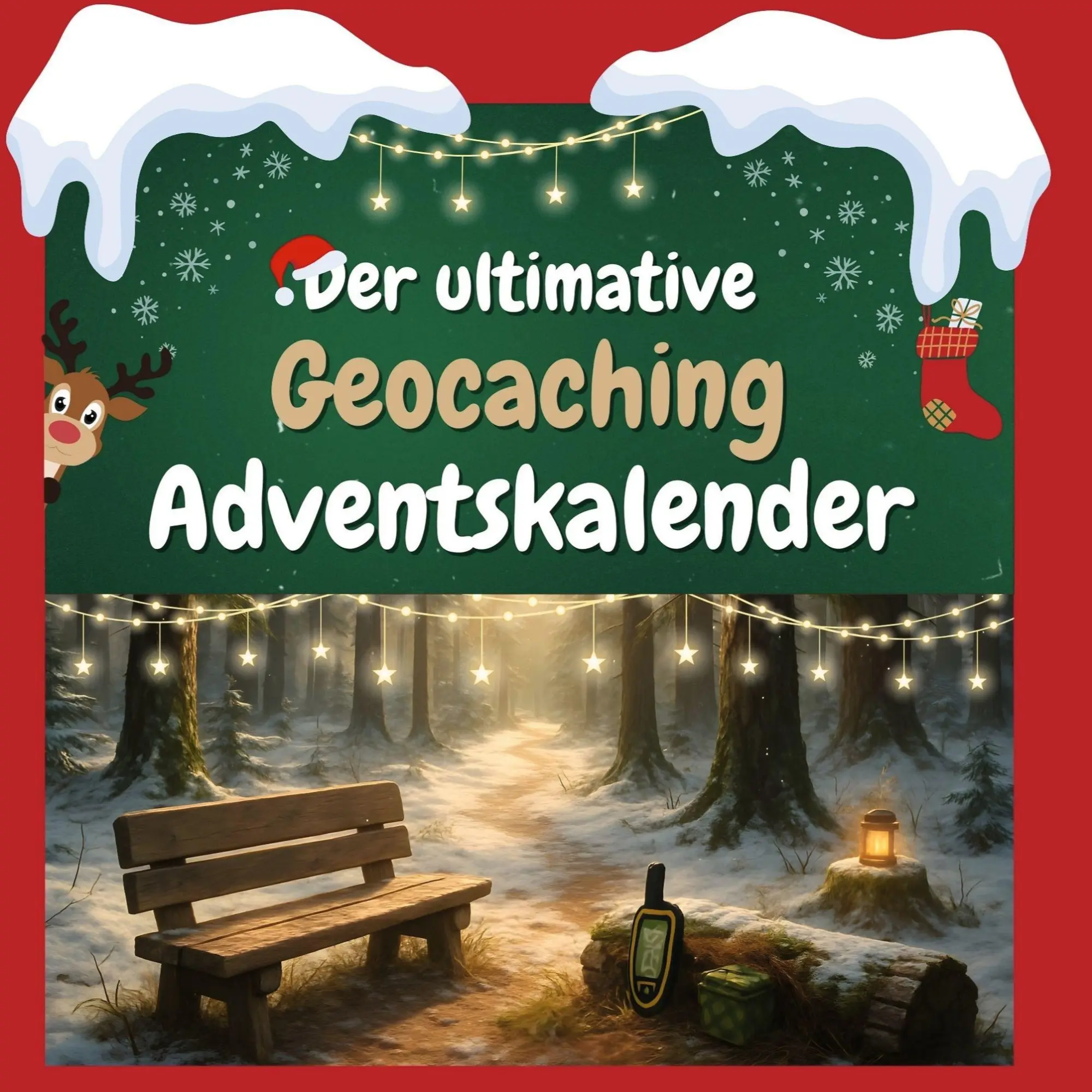 Cover: 9783695308545 | Der ultimative Geocaching-Adventskalender | Charlotte Schäfer | Buch