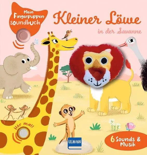 Cover: 9783741528545 | Mein Fingerpuppen-Soundbuch - Kleiner Löwe in der Savanne | Collet