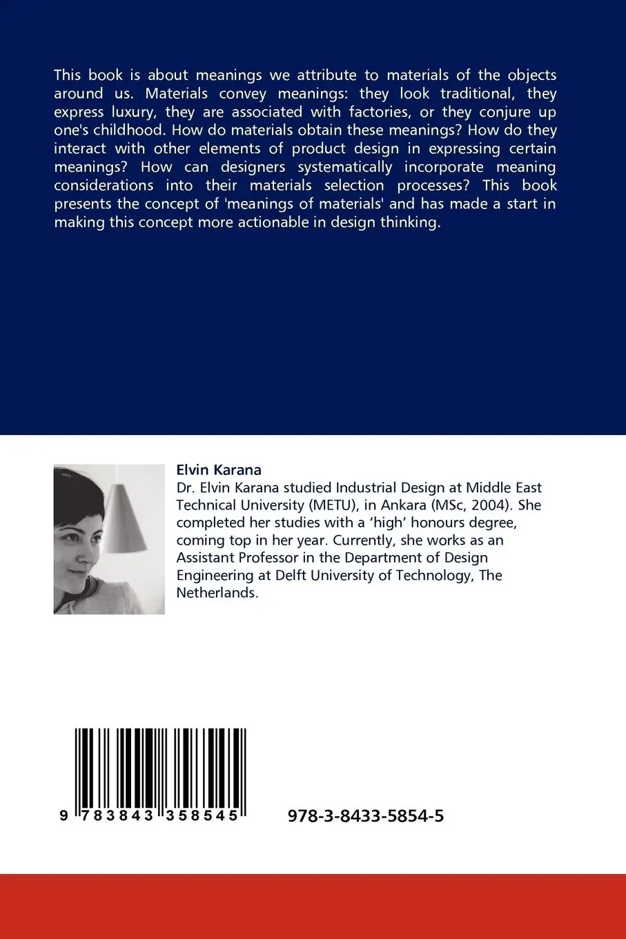 Rückseite: 9783843358545 | Meanings of Materials | Elvin Karana | Taschenbuch | Paperback | 2010