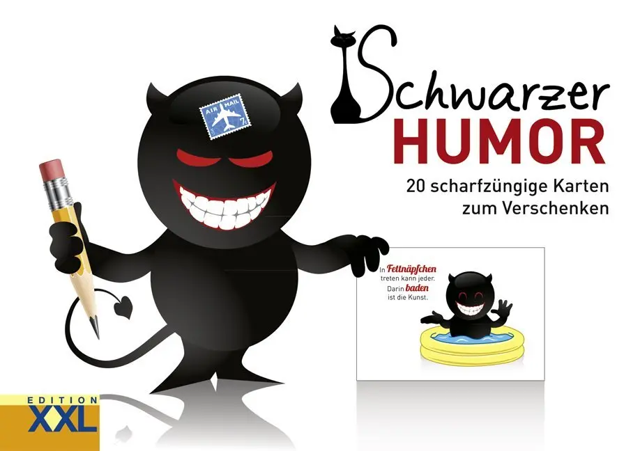 Cover: 9783897368545 | Schwarzer Humor - Geschenkkartenbuch | Taschenbuch | 20 S. | Deutsch