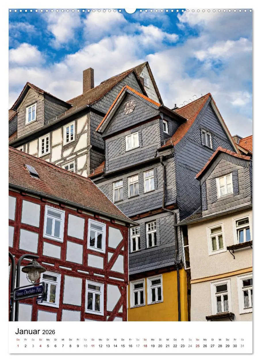 Bild: 9783457248645 | Marburg - Die Perle an der Lahn (Wandkalender 2026 DIN A2 hoch),...