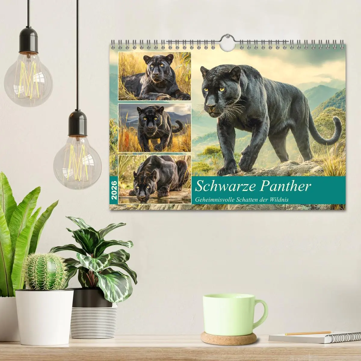 Bild: 9783457558645 | Schwarze Panther. Geheimnisvolle Schatten der Wildnis (Wandkalender...