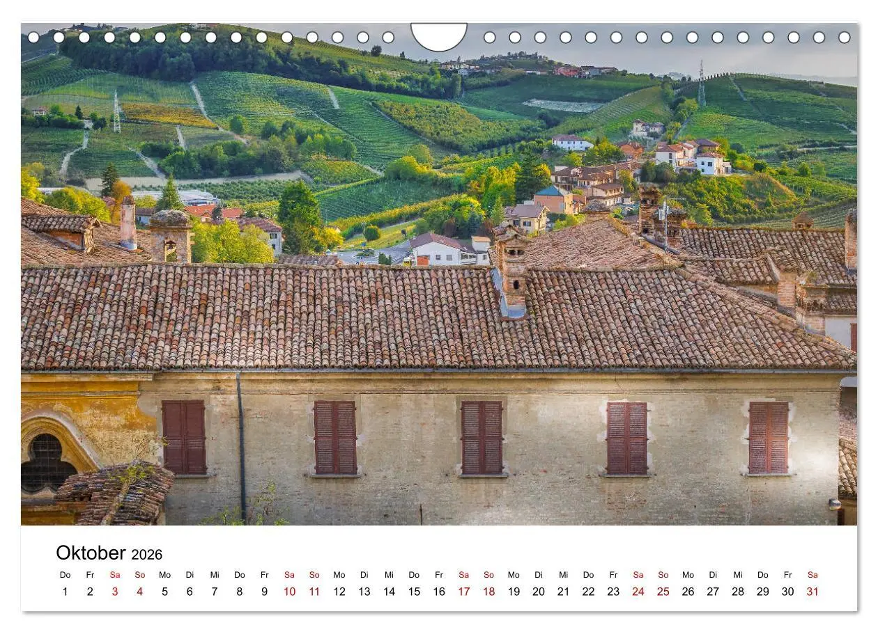 Bild: 9783457938645 | Piemont und Turin (Wandkalender 2026 DIN A4 quer), CALVENDO...