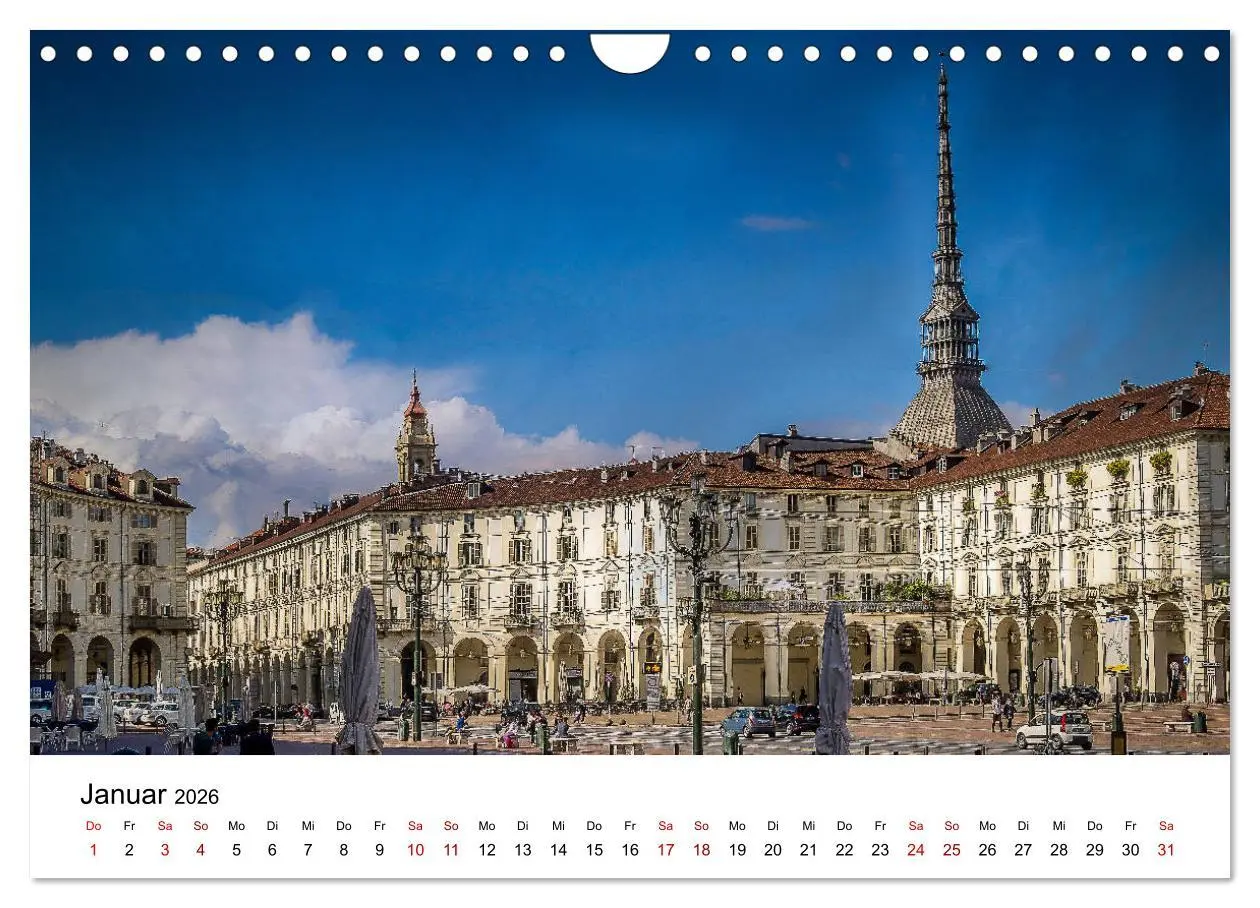 Bild: 9783457938645 | Piemont und Turin (Wandkalender 2026 DIN A4 quer), CALVENDO...