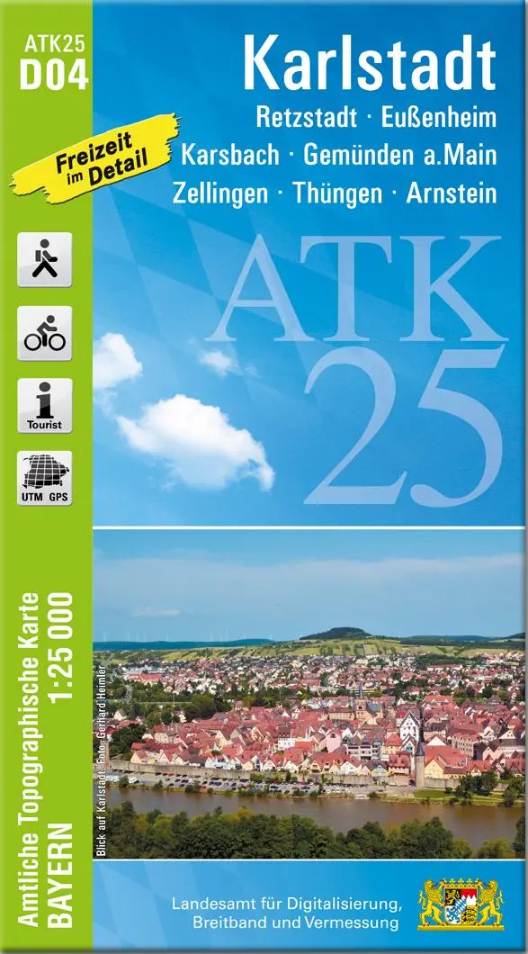 Cover: 9783899338645 | Karlstadt 1:25 000 | Digitalisierung | (Land-)Karte | Deutsch | 2021