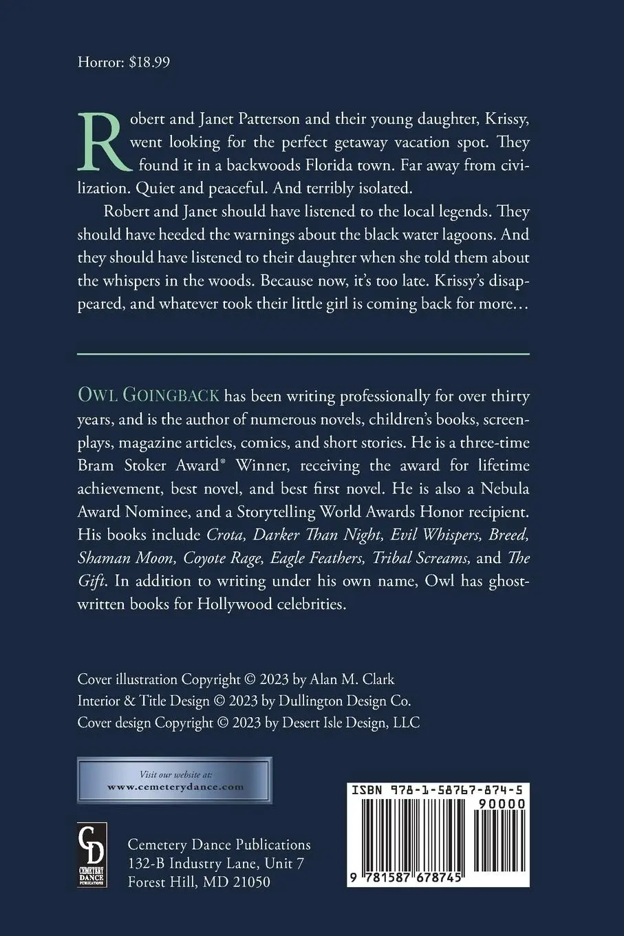 Rückseite: 9781587678745 | Evil Whispers | Owl Goingback | Taschenbuch | Englisch | 2023
