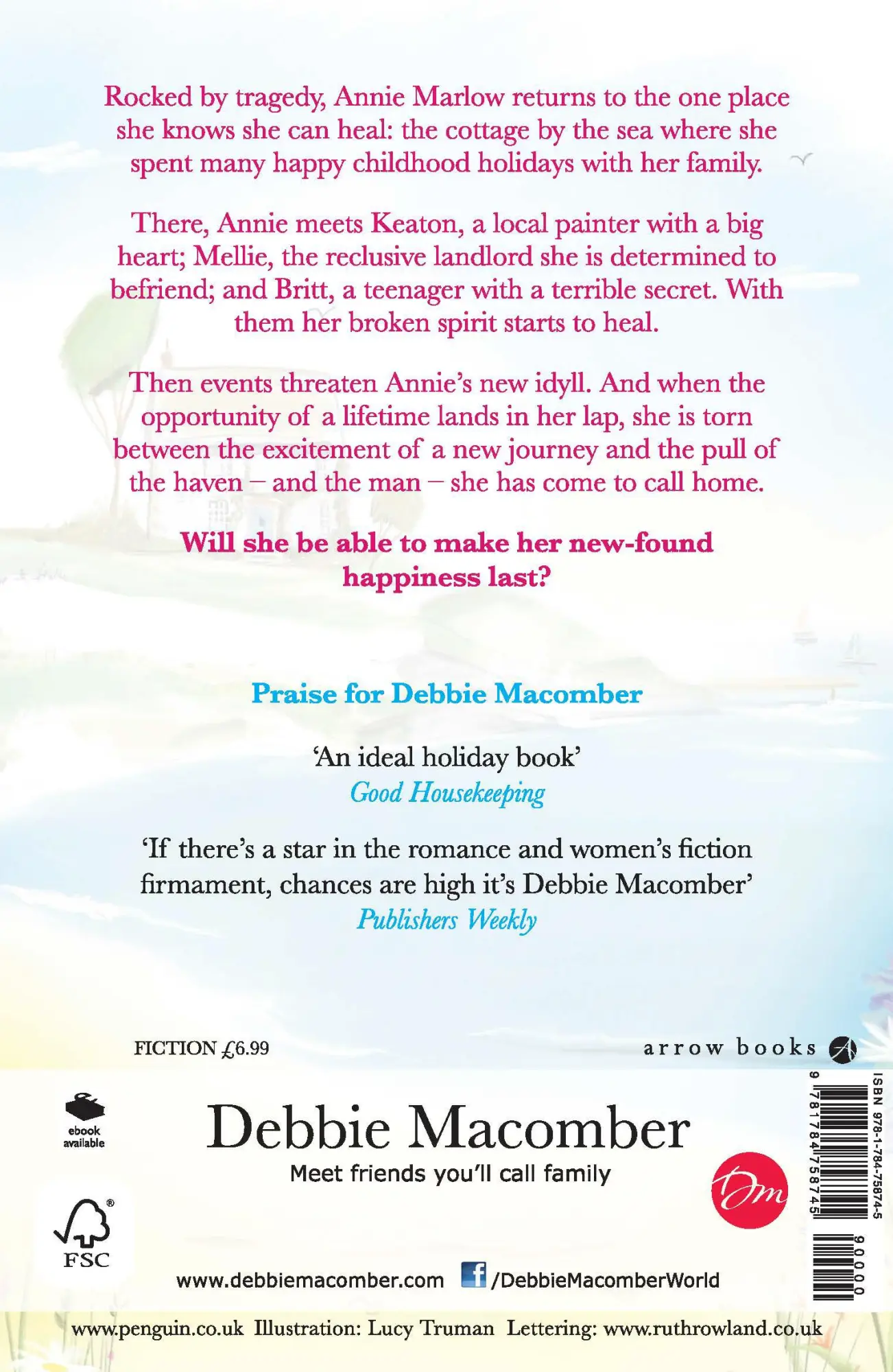 Rückseite: 9781784758745 | Cottage by the Sea | Debbie Macomber | Taschenbuch | 386 S. | Englisch