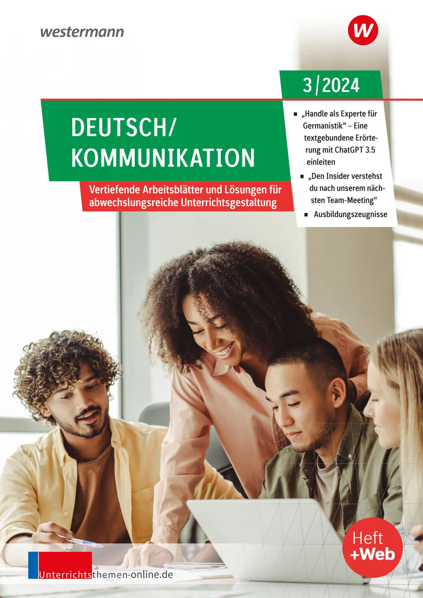 Cover: 9783427088745 | Unterrichtsthemen Deutsch/Kommunikation. Ausgabe 3/2024 | Broschüre