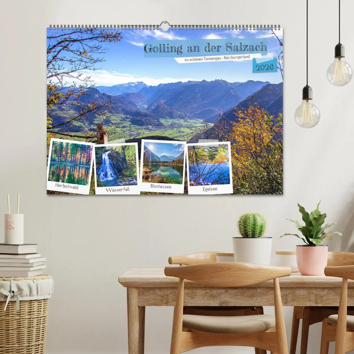 Bild: 9783457548745 | Golling an der Salzach (Wandkalender 2026 DIN A2 quer), CALVENDO...